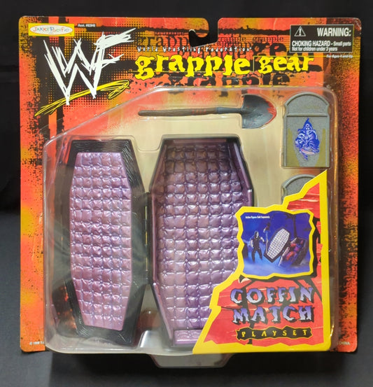 1998 WWF Jakks Pacific Grapple Gear Series 1: Coffin Match Playset