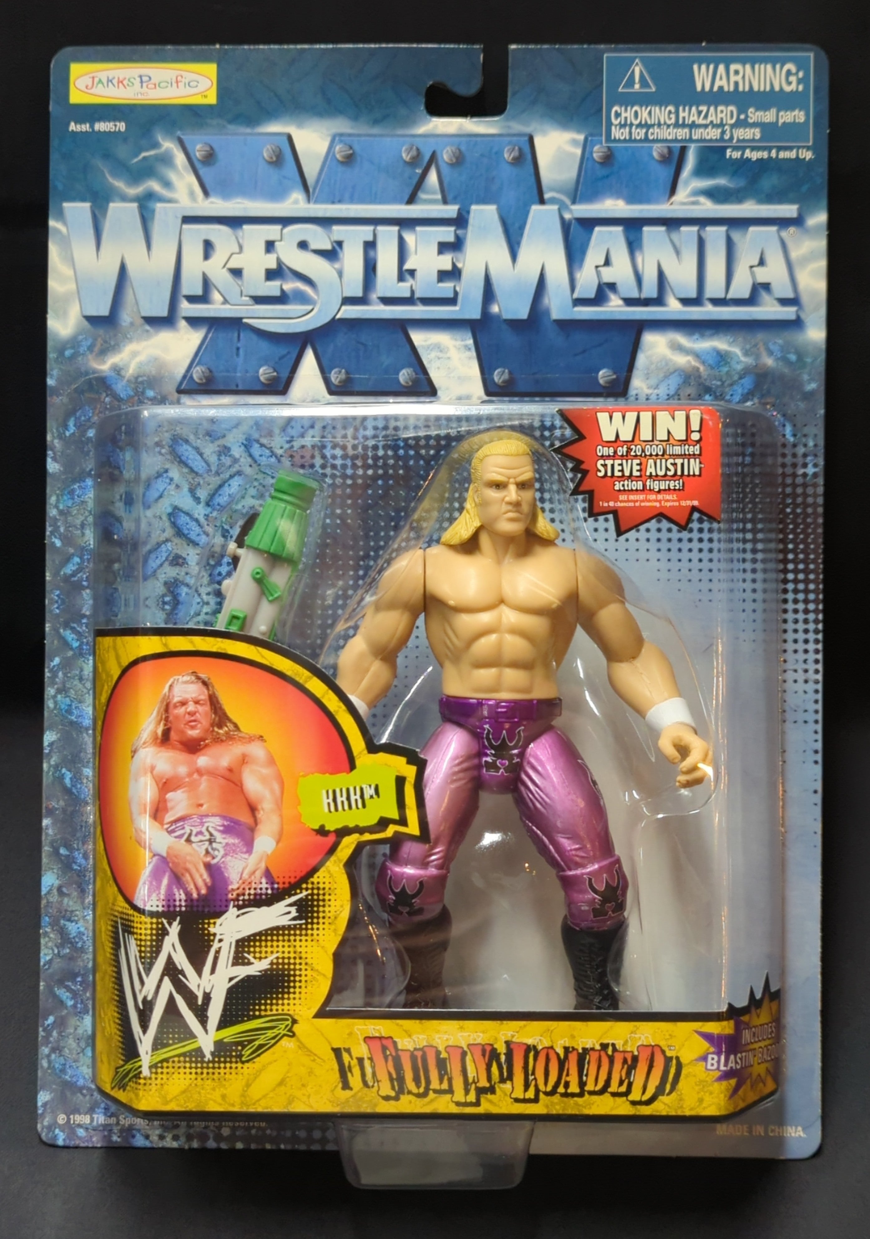 1999 WWF Jakks Pacific Fully Loaded Series 1 HHH – Wrestling Figure ...