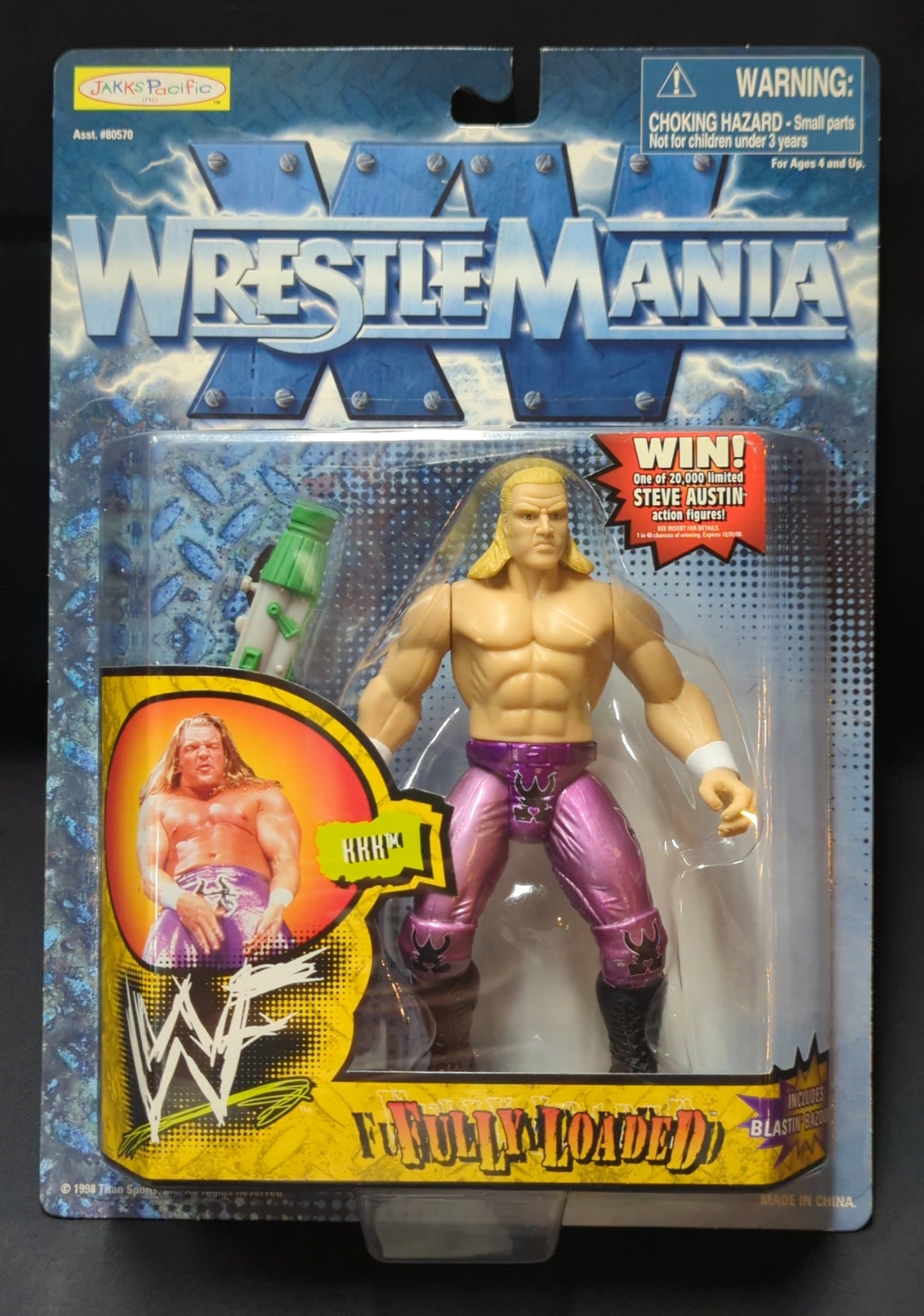 1999 WWF Jakks Pacific Fully Loaded Series 1 HHH