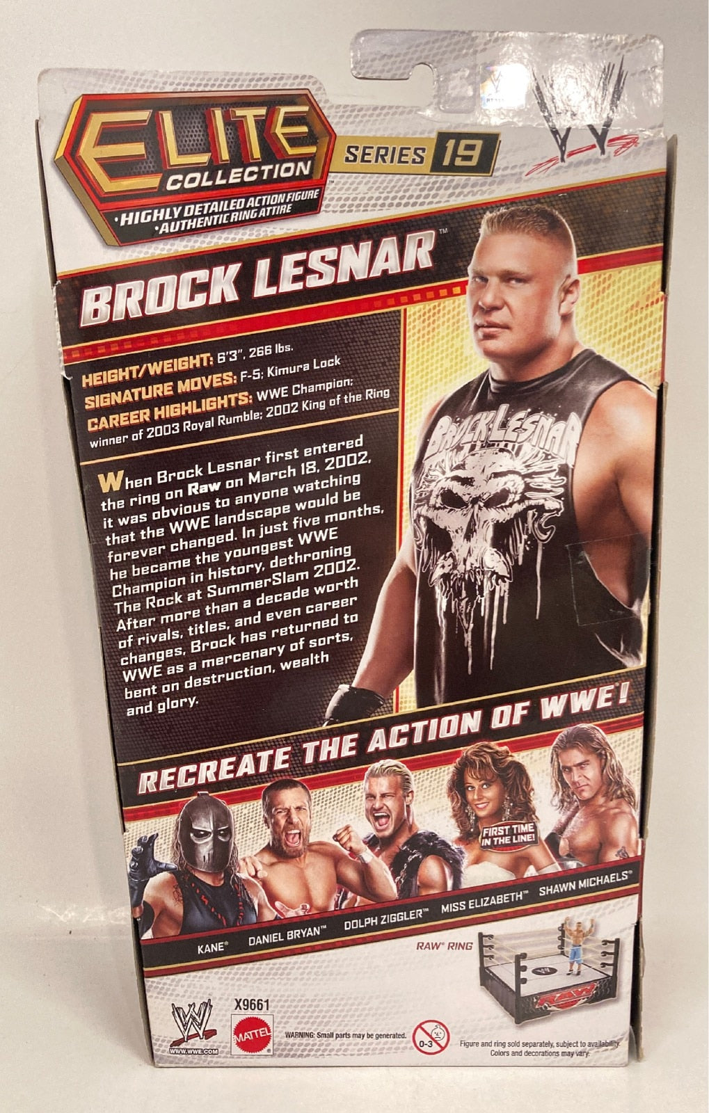 2013 WWE Mattel Elite Collection Series 19 Brock Lesnar