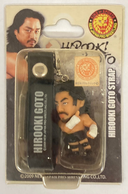2009 NJPW CharaPro Hirooki Goto Mini Big Head Figure Strap