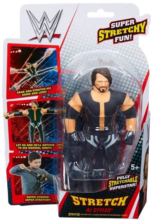 2019 WWE Character Options Mini Stretch Wrestlers Series 2 AJ Styles [Exclusive]