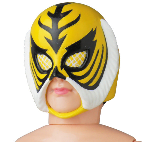 2020 Medicom Toy Sofubi Fighting Series Super Tiger [With Black Tights & Yellow Mask]