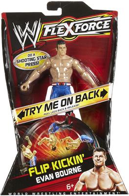 2011 WWE Mattel Flex Force Series 2 Flip Kickin' Evan Bourne