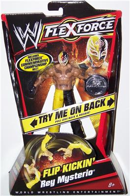 2010 WWE Mattel Flex Force Series 1 Flip Kickin' Rey Mysterio [Exclusive]