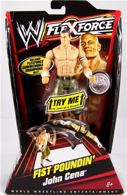 2010 WWE Mattel Flex Force Series 1 Fist Poundin' John Cena [Exclusive]