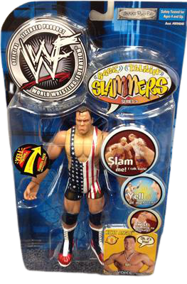 2001 WWF Jakks Pacific Back Talkin' Slammers Series 3 Kurt Angle