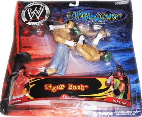 2002 WWE Jakks Pacific Final Count Series 7 "Tiger Bomb": Jamie Noble & The Hurricane
