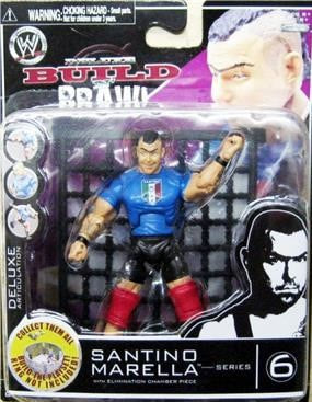 2008 WWE Jakks Pacific Deluxe Build 'N' Brawl Series 6 Santino Marella