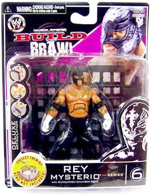 2008 WWE Jakks Pacific Deluxe Build 'N' Brawl Series 6 Rey Mysterio