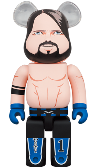 2023 WWE Medicom Toy Be@rbrick 400% AJ Styles