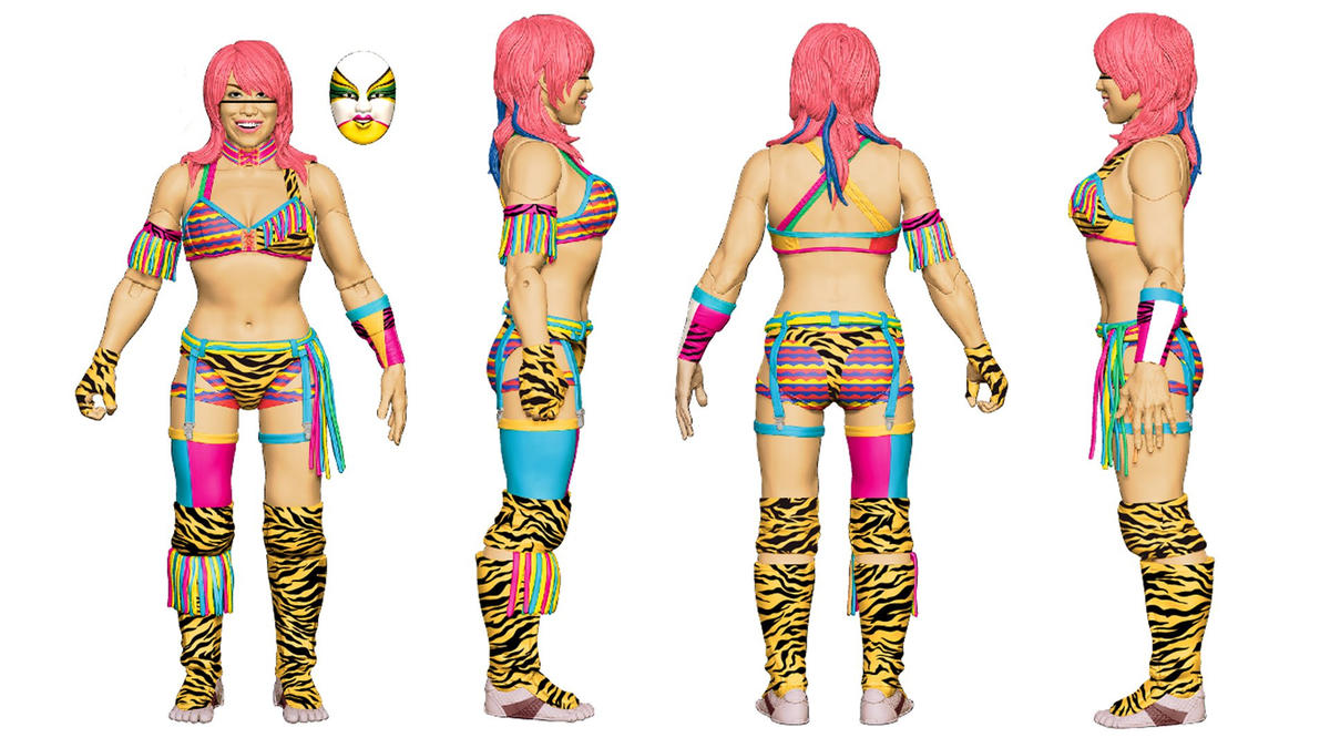 2016 WWE Mattel Elite Collection Series 47A Asuka – Wrestling