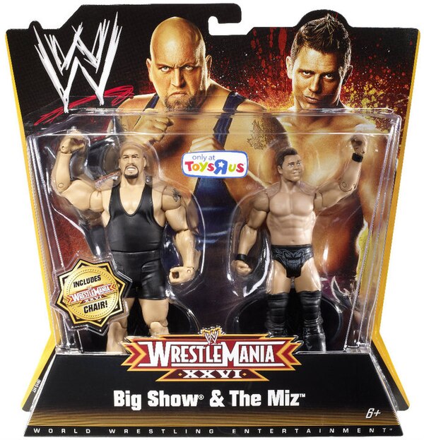2010 WWE Mattel Basic WrestleMania XXVI Big Show & The Miz [Exclusive]