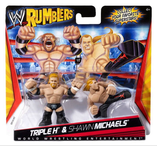 2011 WWE Mattel Rumblers Series 1 Triple H & Shawn Michaels