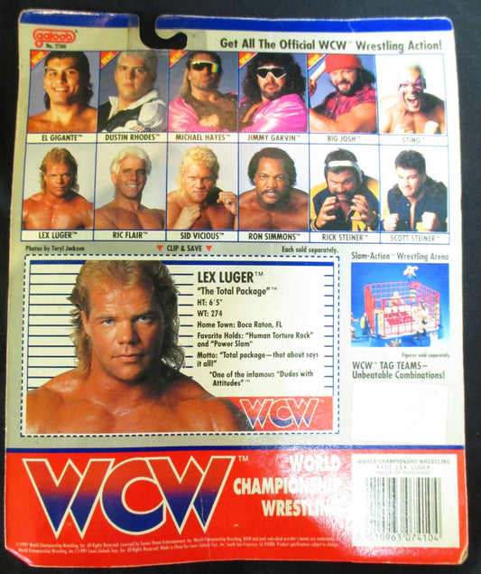 1991 WCW Galoob Series 2 UK Exclusive Lex Luger