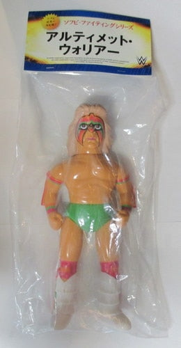2014 WWE Medicom Toy Sofubi Fighting Series Ultimate Warrior [With Green Trunks]