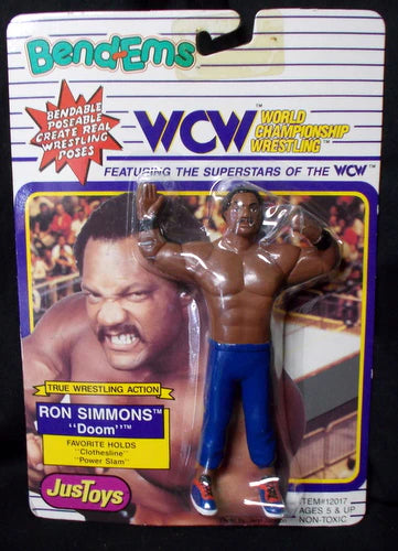 1990 WCW Just Toys Bend-Ems Ron Simmons