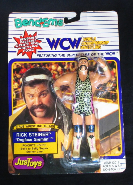 1990 WCW Just Toys Bend-Ems Rick Steiner