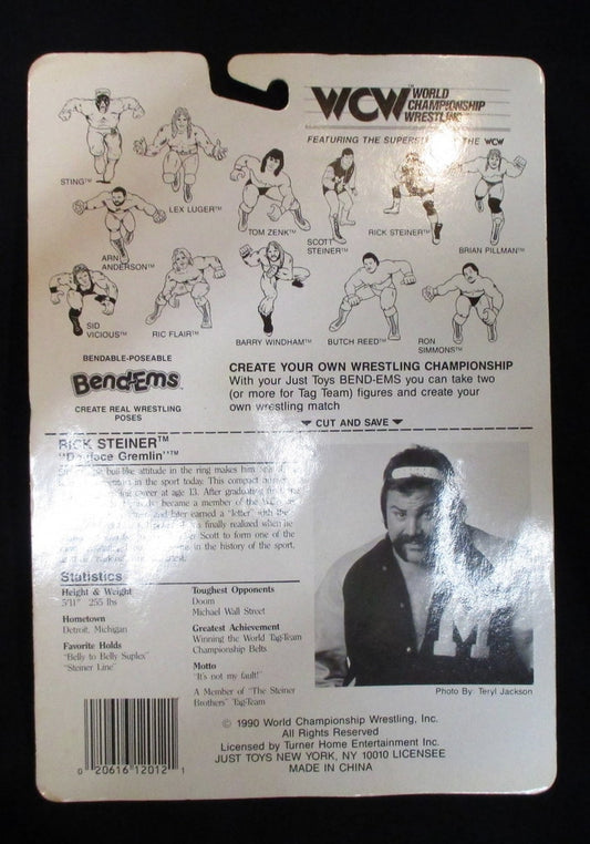 1990 WCW Just Toys Bend-Ems Rick Steiner