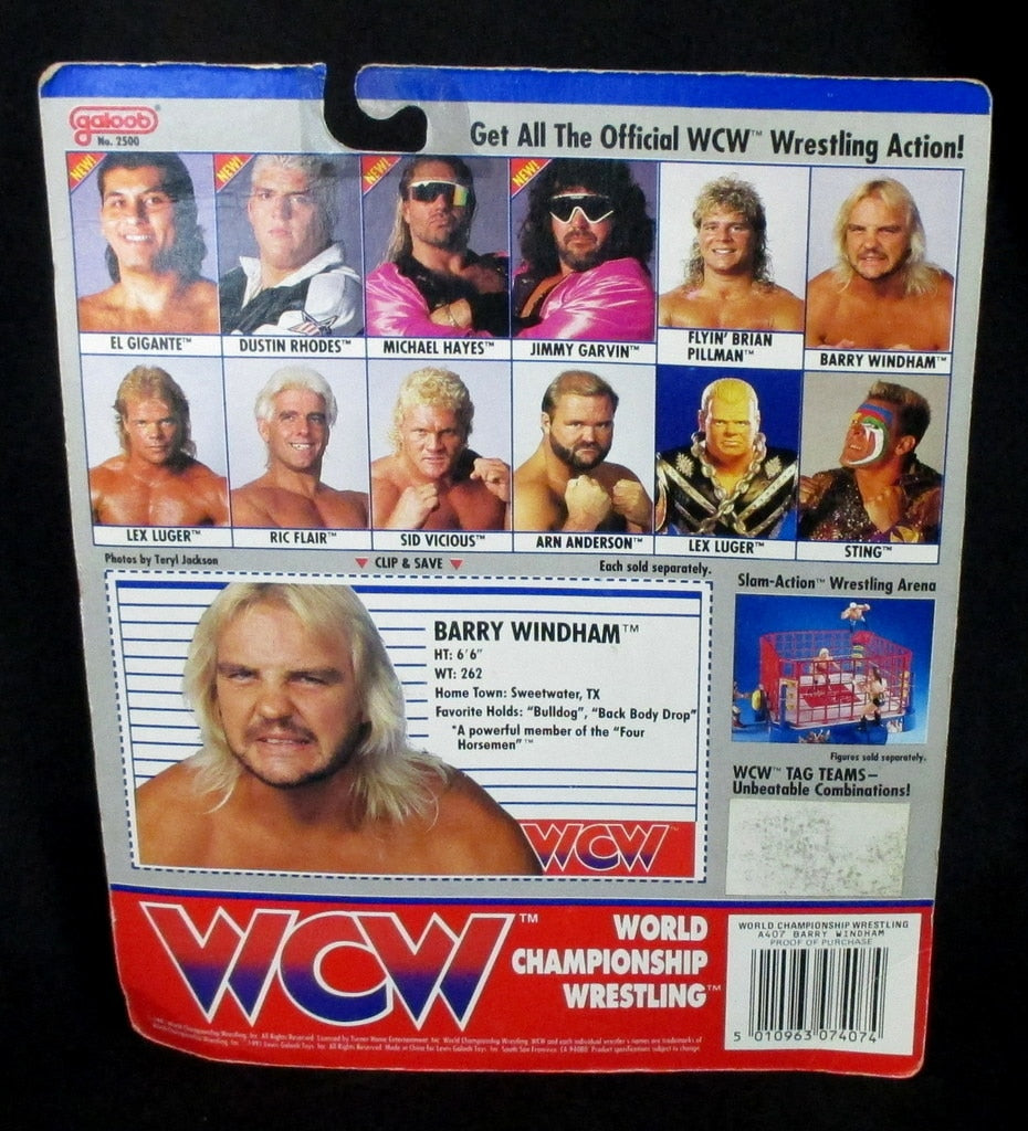 1991 WCW Galoob Series 2 UK Exclusive Barry Windham