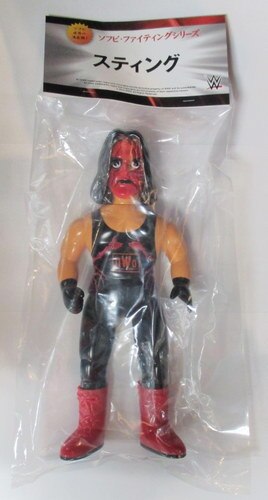 2017 WWE Medicom Toy Sofubi Fighting Series Sting [With Wolfpac Gear]