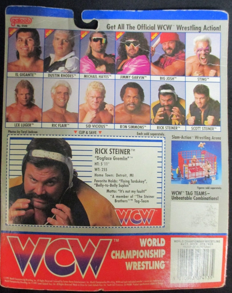 1991 WCW Galoob Series 2 UK Exclusive Rick Steiner