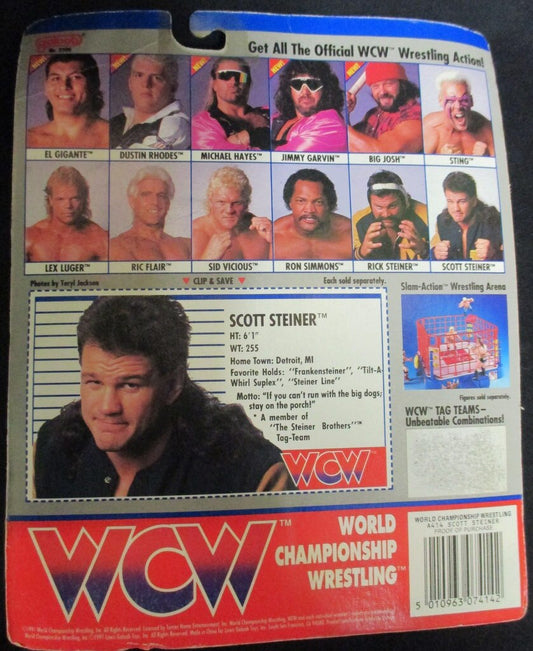 1991 WCW Galoob Series 2 UK Exclusive Scott Steiner