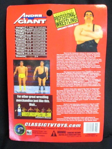2003 FTC Legends of Professional Wrestling [Original] Series 8" Action Figures Andre the Giant [With Black Singlet]