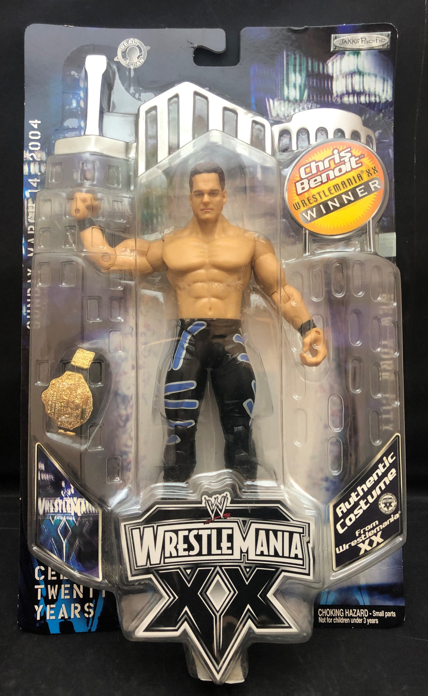 2004 WWE Jakks Pacific Ruthless Aggression WrestleMania XX "Winners" Chris Benoit