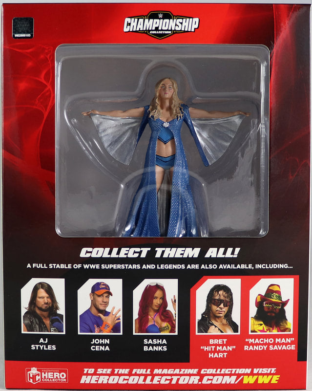 2018 WWE Eaglemoss Hero Collector Championship Collection 3 Charlotte Flair
