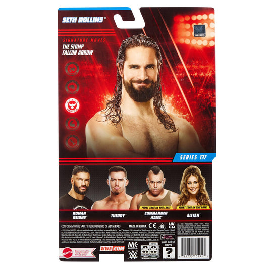 2023 WWE Mattel Basic Series 137 Seth Rollins
