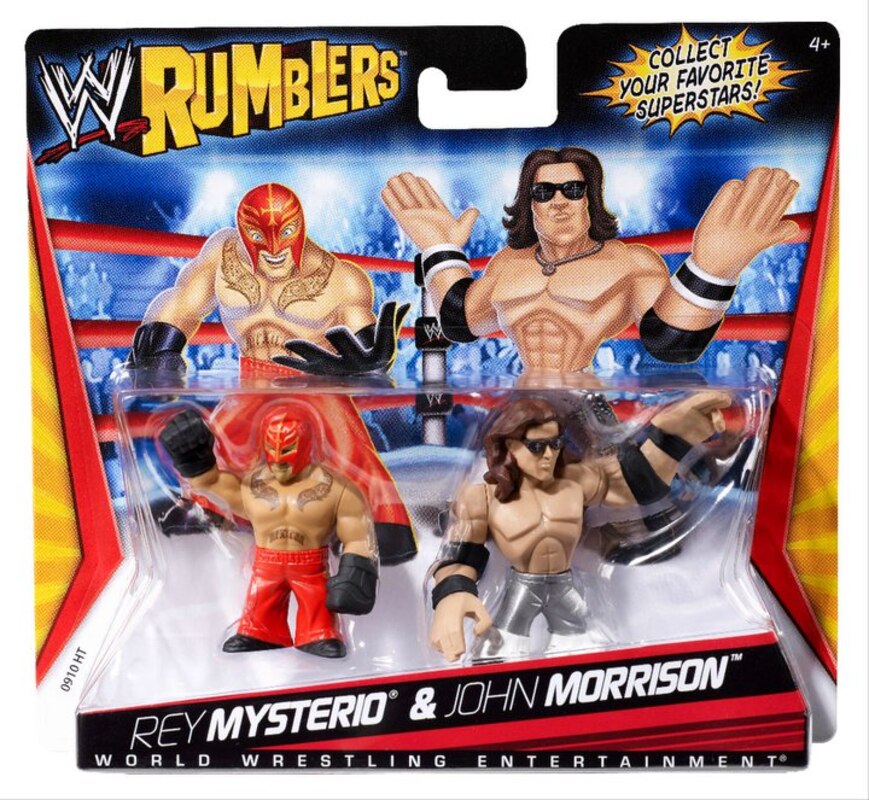 2011 WWE Mattel Rumblers Series 1 Rey Mysterio & John Morrison