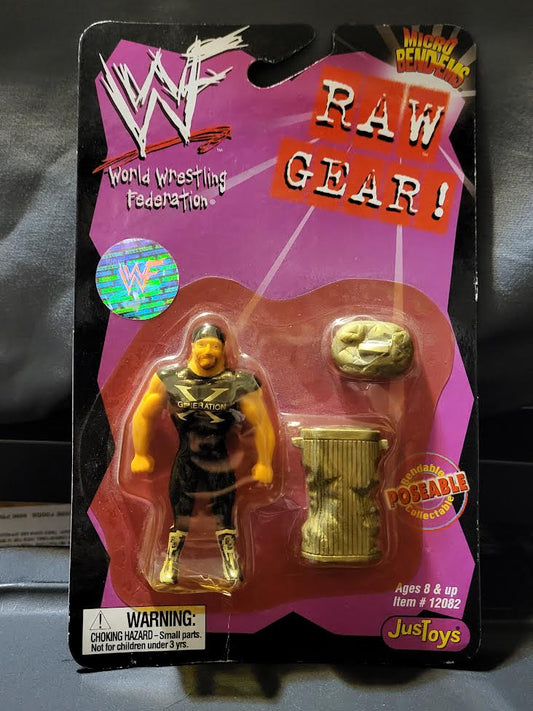 1998 WWF Just Toys Micro Bend-Ems Raw Gear! Road Dogg Jesse James