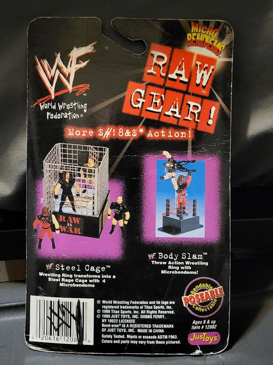 1998 WWF Just Toys Micro Bend-Ems Raw Gear! Road Dogg Jesse James