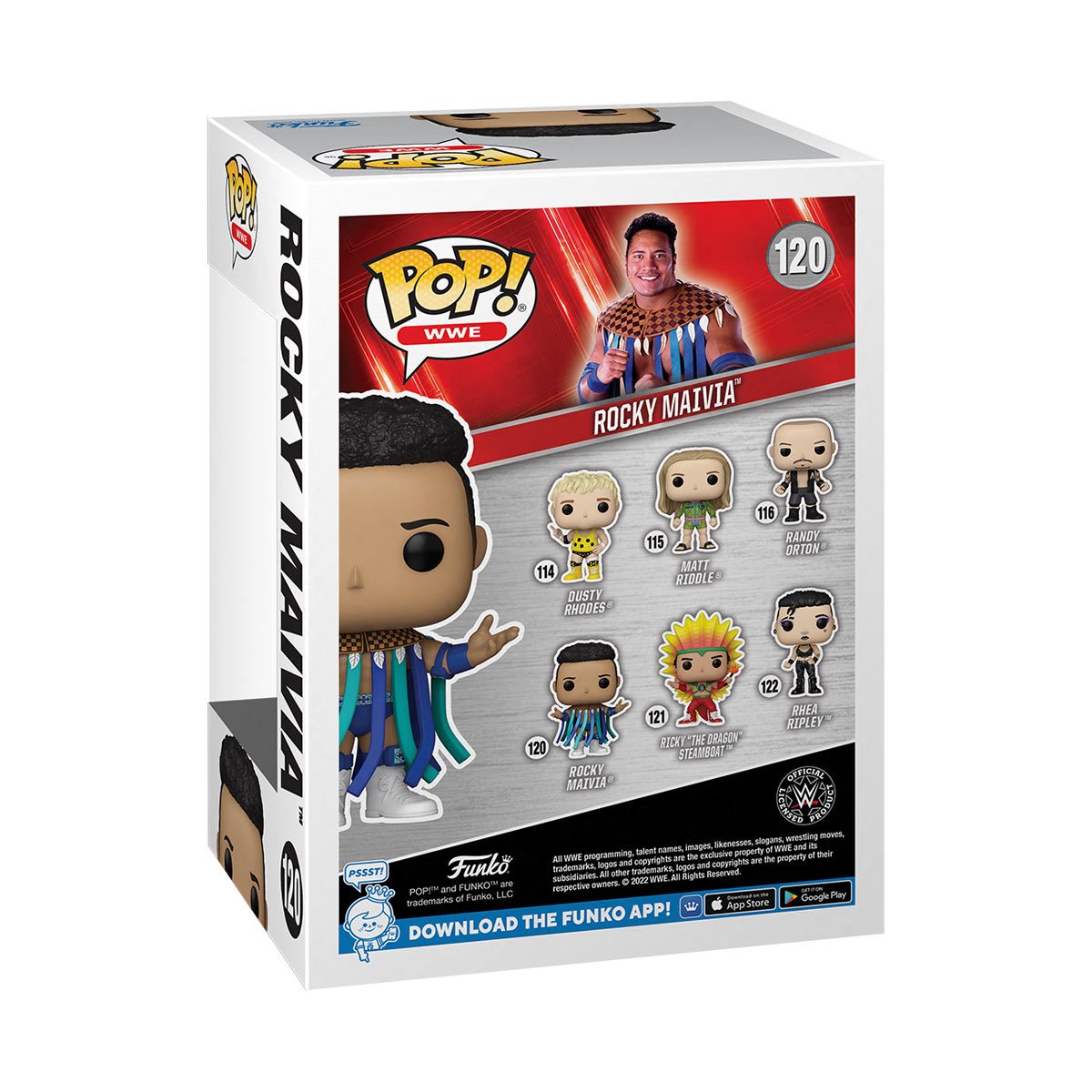 2023 WWE Funko POP! Vinyls 120 Rocky Maivia