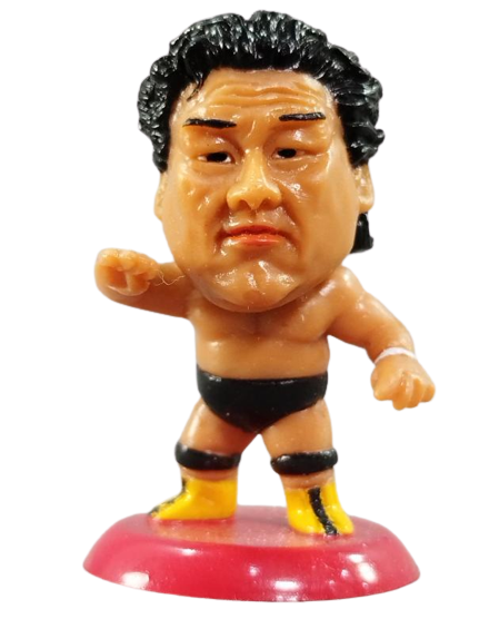 2006 CharaPro Mini Big Heads/Pro-Kaku Heroes Series 7 Genichiro Tenryu [With Ring Gear]