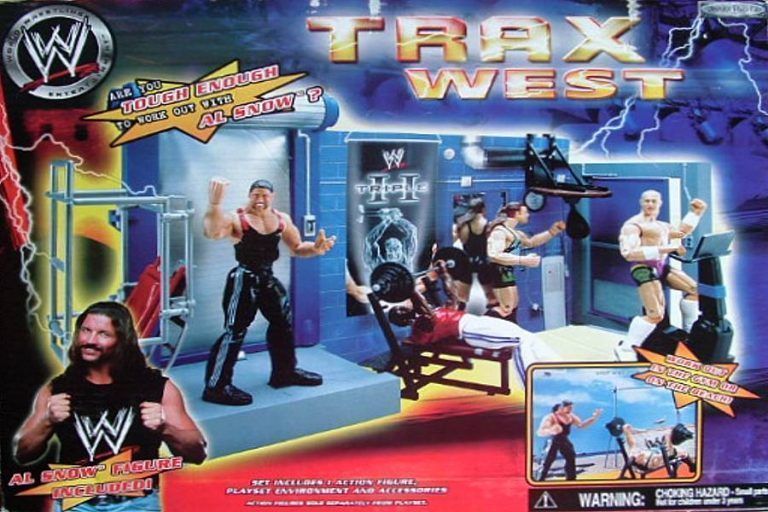 2003 WWE Jakks Pacific Titantron Live Trax West Playset [With Al Snow]