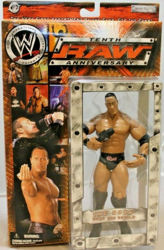 2003 WWE Jakks Pacific Tenth Raw Anniversary The Rock