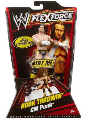 2010 WWE Mattel Flex Force Series 1 Hook Throwin' CM Punk