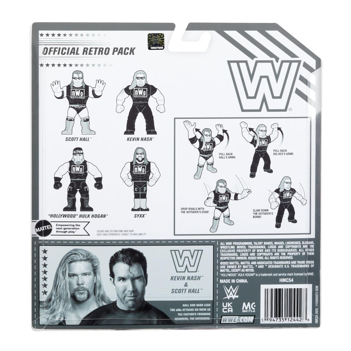 2023 WWE Mattel Ringside Exclusive nWo Official Retro Tag Team
