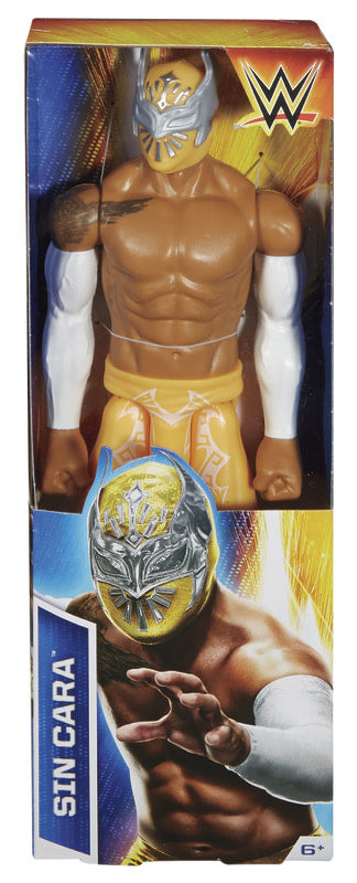 2015 WWE Mattel 12" [Unbranded] Sin Cara [With Yellow Gear]