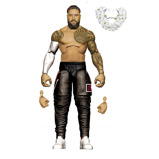 WWE Elite Action Figure SummerSlam Jey Uso 15 Cm - Con Accessori E Pezzi Per Costruire Mr. Perfect