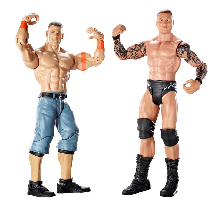 2010 WWE Mattel Basic Battle Packs Series 8 John Cena vs. Randy Orton