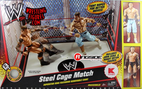 2010 WWE Mattel Basic Steel Cage Match [With John Cena & Randy Orton, Exclusive]