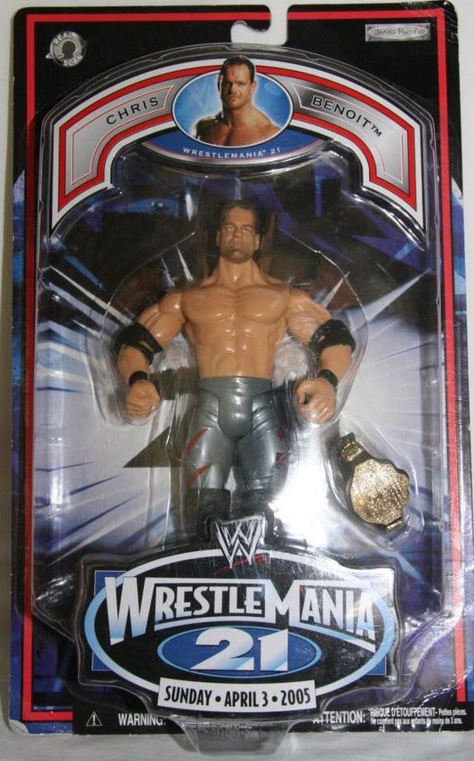 2005 WWE Jakks Pacific Ruthless Aggression WrestleMania 21 Series 2 Chris Benoit