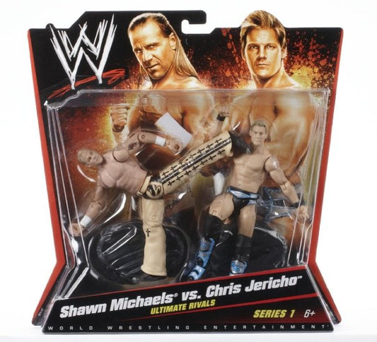 2010 WWE Mattel Basic Battle Packs Series 1 Shawn Michaels vs. Chris Jericho