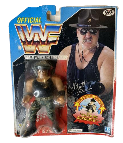 1992 WWF Hasbro Series 3 Sgt. Slaughter with Sgt.'s Salute