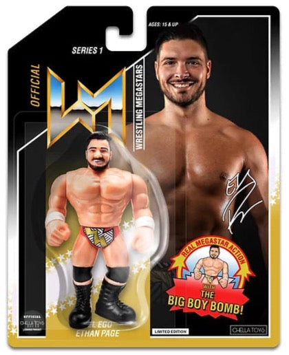 Chella Toys Wrestling Megastars Ethan hot Page variant wwe aew