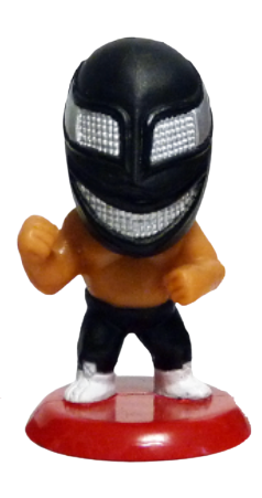 2006 CharaPro Mini Big Heads/Pro-Kaku Heroes Series 7 Super Strong Machine [With Black Mask]