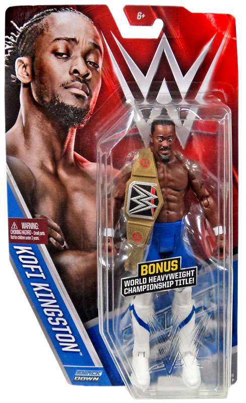 2016 WWE Mattel Basic Series 60 Kofi Kingston [Chase]